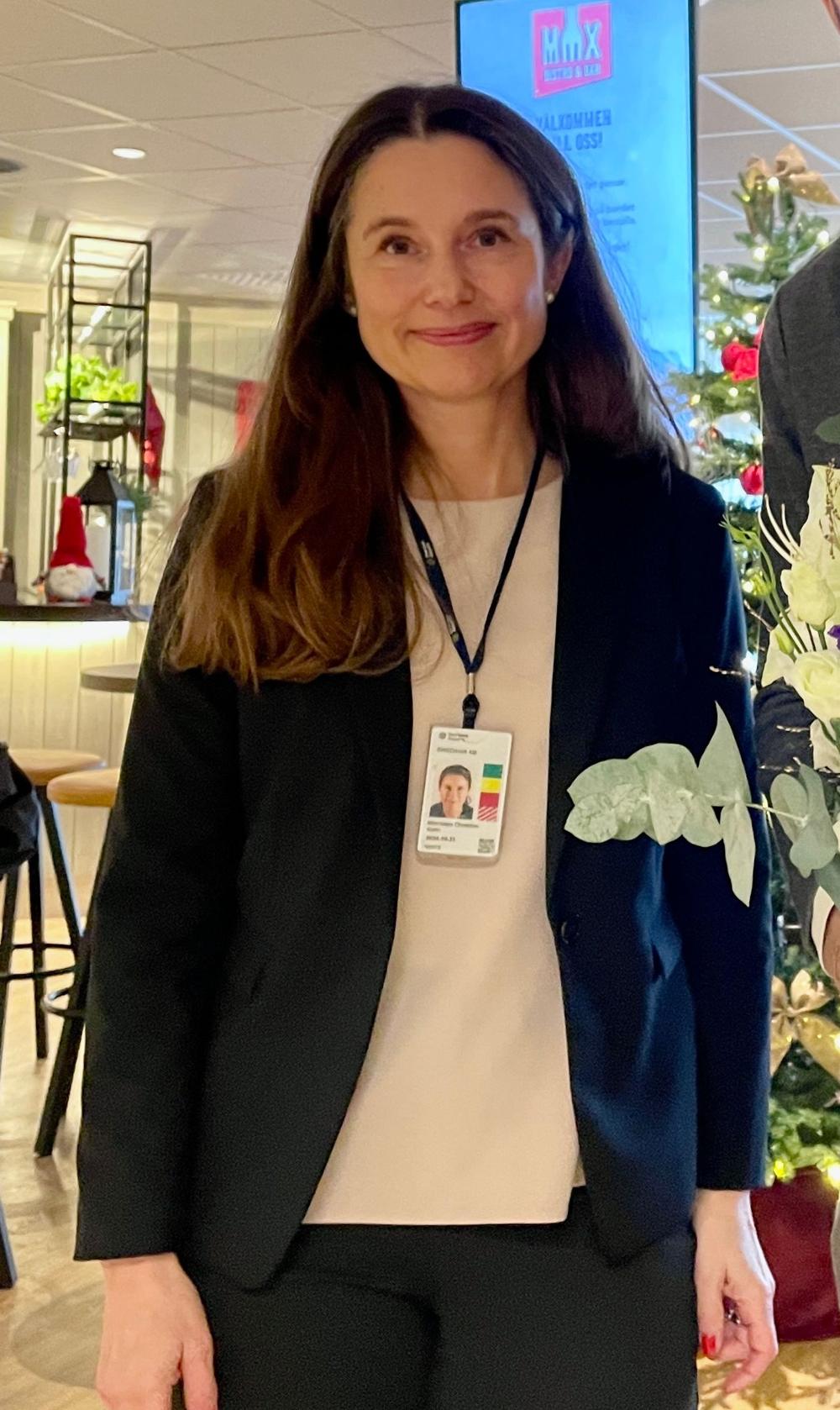 Karin Öhrström, flygplatschef på Malmö Airport. Karin Öhrström, flygplatschef på Malmö Airport.