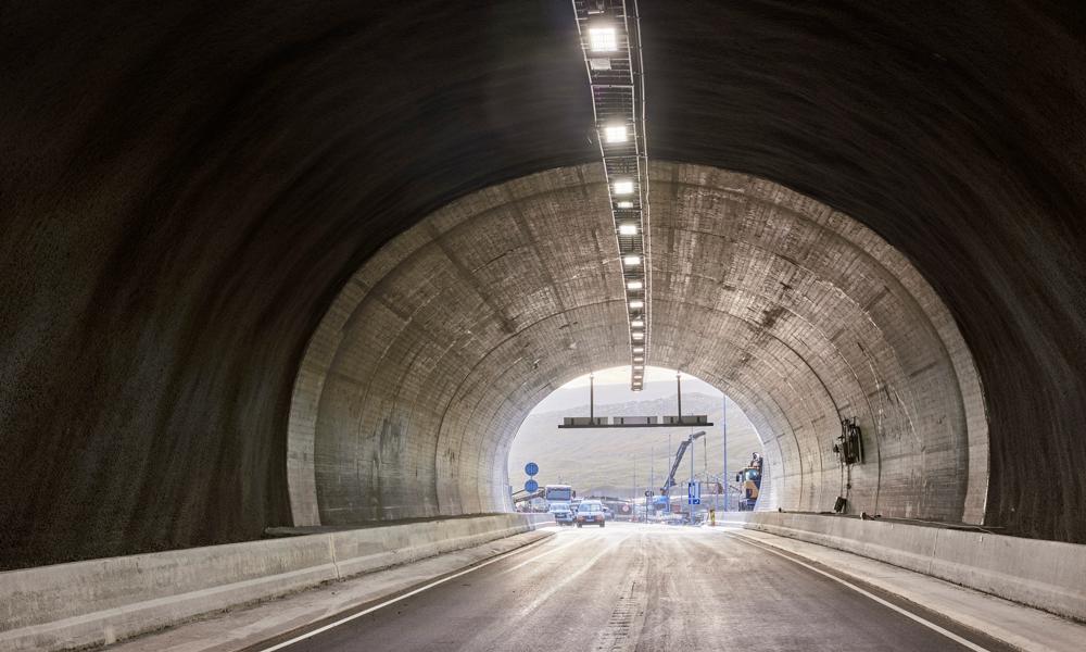 NCC Sandoytunnelen er bygget fra 2018-2023. NCC Sandoytunnelen er bygget fra 2018-2023.