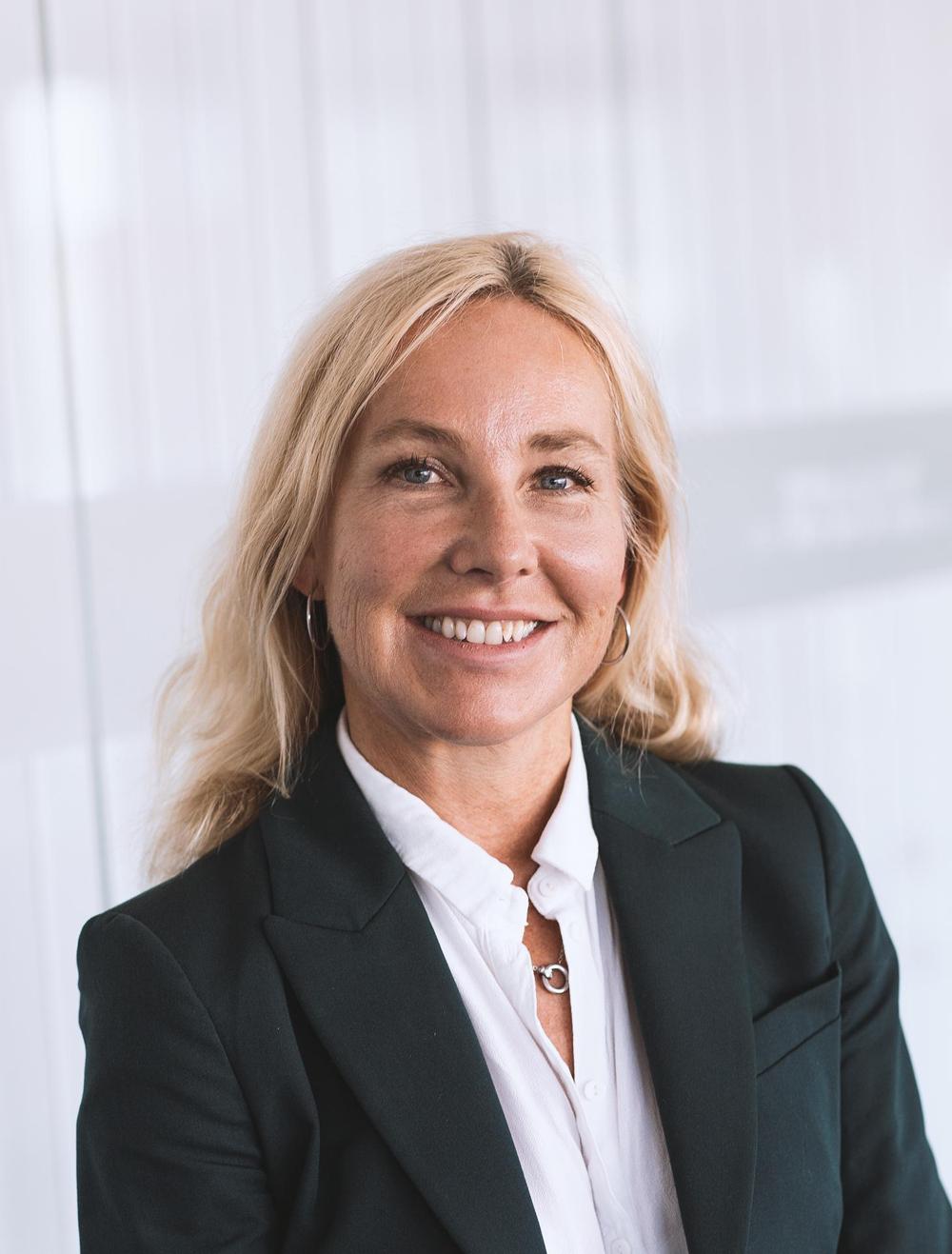  Ylva Öhrnell, hållbarhetschef på DHL Freight i Sverige.