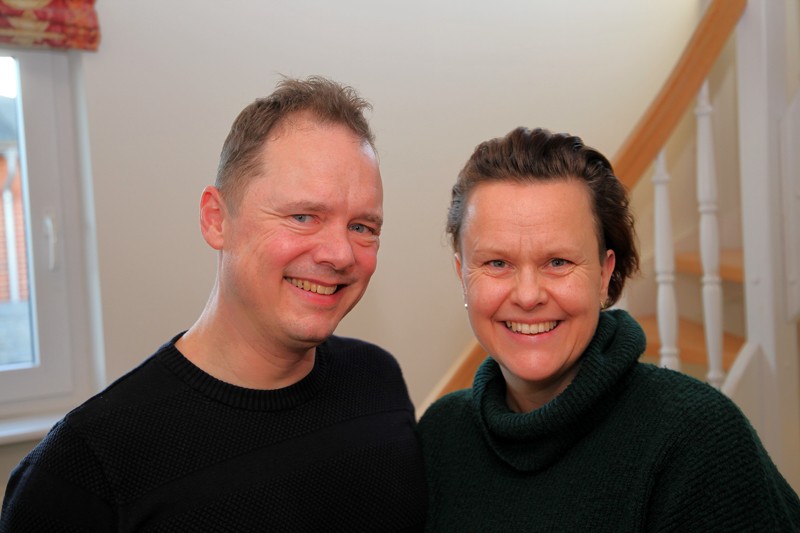 Thomas og Lene Asbøg glæder sig dagligt over, at de tog springet fra Roskilde til Frederikshavn.
