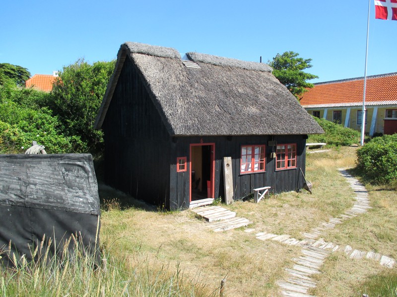 Den fattige fiskers hus på Kystmuseet i Skagen er en kopi af et af Richardsen-familiens tilholdssteder