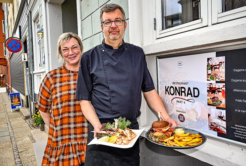 Restaurant Konrad part II er navnet på Hotel Thisteds restaurant, der for første gang får et navn. Indehavere Gitte og Michael Eriksen.