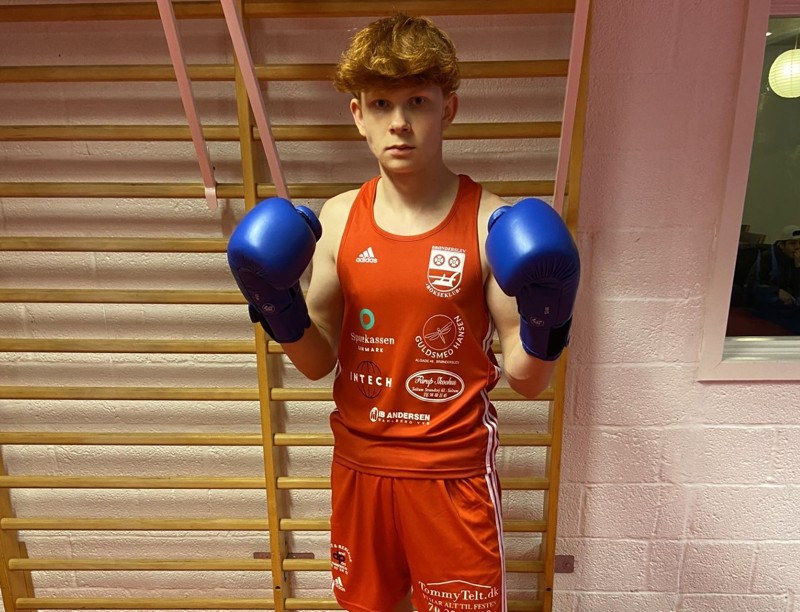Den unge bokser Robert Lundberg er klar til De Nationale Mesterskaber i boksning.