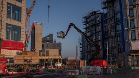 Fælledbyen på Amager var blandt de byggeprojekter, som Scandi Byg arbejdede på før konkursen.