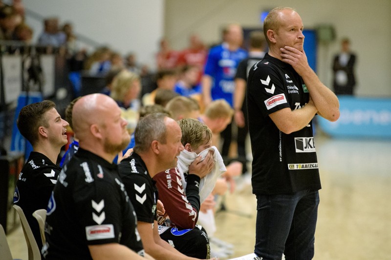 Mors-Thy-træner Niels Agesen fik masser at gruble over efter sit holds skuffende indsats i Fredericia. Arkivfoto: Bo Lehm