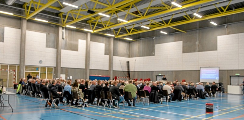 Ca. 250 deltog i generalforsamlingen i Lanternen. Foto: Mogens Lynge