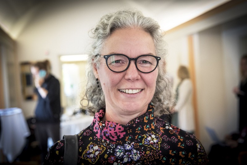 Annette Brounbjerg Bennedsgaard er glad for, at hendes status som udefrakommende kandidat ikke blev afgørende i første valgrunde. Foto: Kim Dahl Hansen