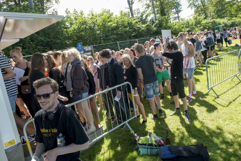 Eventen på Salling Rooftop skal blandt andet tage toppen af indtjekningskøen i Nibe. Arkivfoto: Laura Thomsen