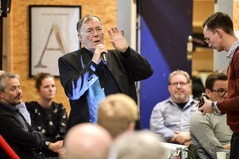 Jan Gehl talte i februar 2019 ved et borgermøde i Hobro om det spændende nye boligområde, Blaakilde, attraktivt beliggende ved skov og fjord i Hobro.