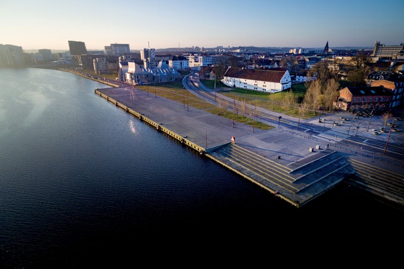 Cirka 200 meter ud af en 2 kilometer kritisk strækning er lige nu dækket ind af termiske kameraer, der giver alarm. Foto: Torben Hansen