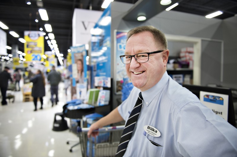 Varehuschef Jørgen Petersen glæder sig til, at kunne vise kunderne den nye butik.