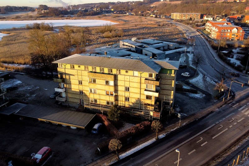 Klochhuset i Hobro forfalder, og en lokal erhvervsmand har planer om at rive det ned for at bygge nyt i 15 etager..