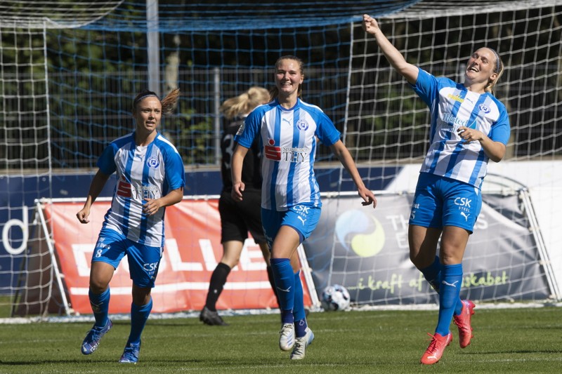 FC Thy-Thisted Q og AaB tørnede lørdag sammen i Gjensidige Kvindeligaen. Foto: Henrik Bo