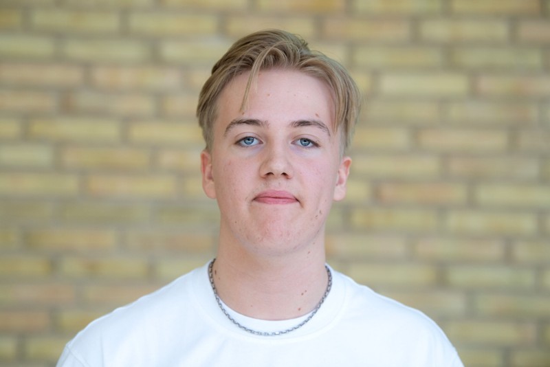 - Studiebyens størrelse og studieliv betyder også meget, siger Ludvig Boyen Christensen, der går i 2.g på Nørresundby Gymnasium. Foto: Torben Hansen