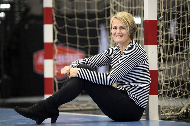Rikke Nielsen står i spidsen for Lykkeliga, der er nordjysk kandidat til Danskernes Idrætspris 2018. Arkivfoto: Lars Pauli