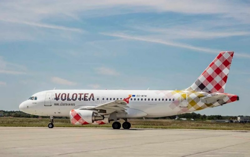 Det spanske flyselskab Volotea starter en ny flyrute fra Aalborg Lufthavn. PR-foto