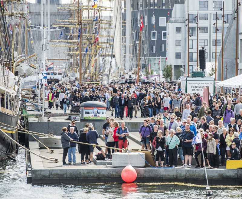 Du skal forvente rigtig mange mennesker i byen den kommende uge - og det kan påvirke trafikken. Arkivfoto: Laura Guldhammer