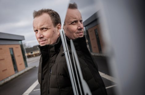 René Larsen, formand for Østervrå Idræts og Kulturcenter.