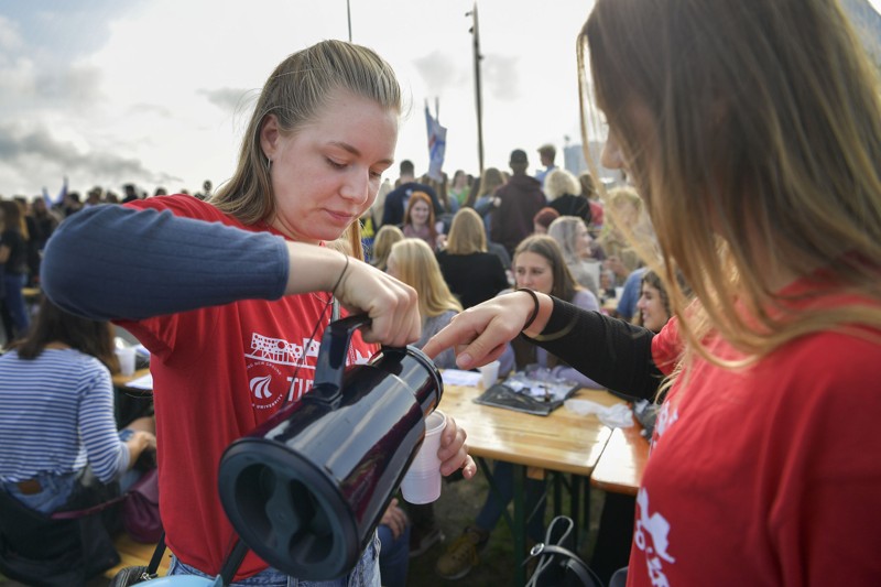 Der bliver knald på kaffemaskinerne - Studentersamfundet venter op mod 5000 på havnen. Arkivfoto: Michael Koch