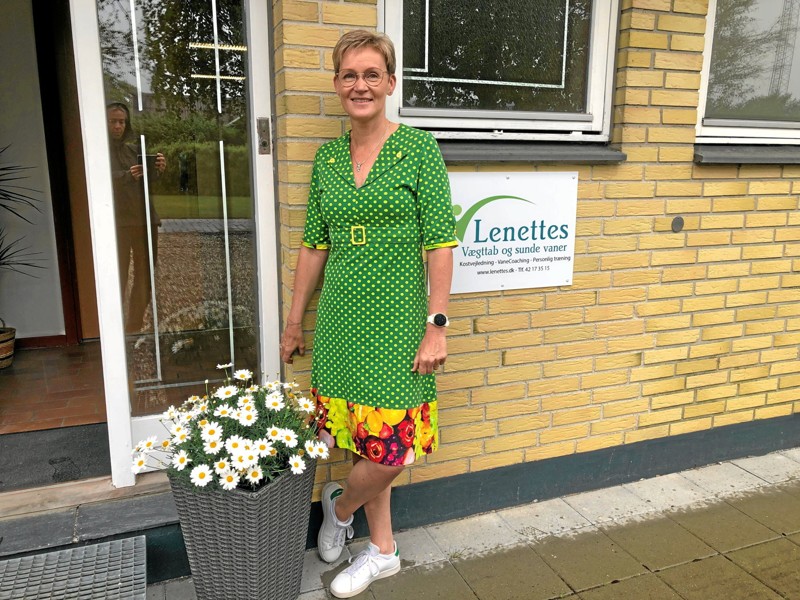 Lenette Grønning Jørgensen har i 25 år arbejdet med kost og ernæring. Nu er hun begyndt som selvstændig og hjælper folk med varigt vægttab. Foto: Pernille Damsgaard