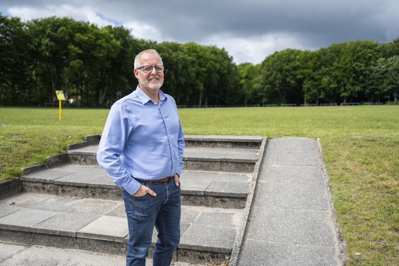 Henrik Jensen glæder sig til at byde en masse glade gæster velkommen på dyrskuepladsen. Foto: Nicolas Cho.