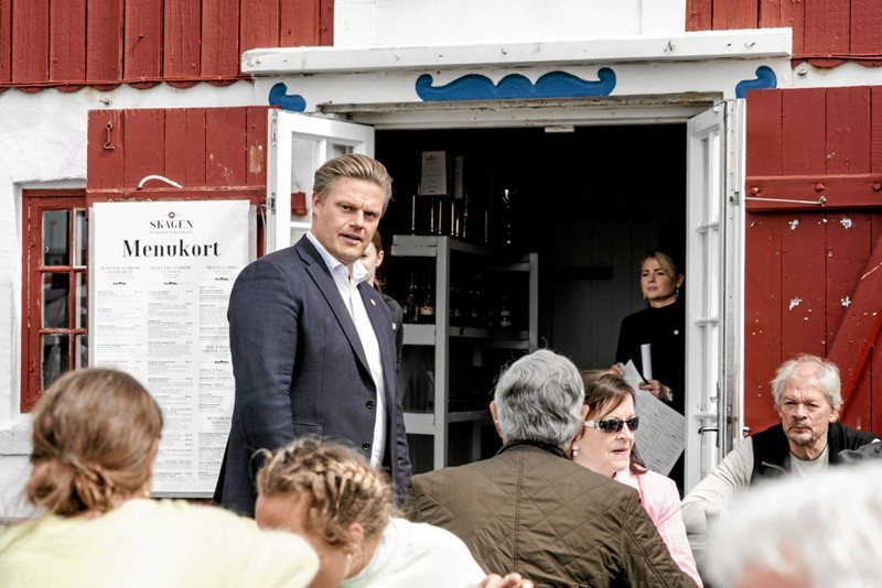 På Skagen Fiskerestaurant er man ikke i tvivl. - Vi åbner op for både ude- og indeservering fredag den 23. april, fortæller Jesper Winther. Foto: Peter Jørgensen