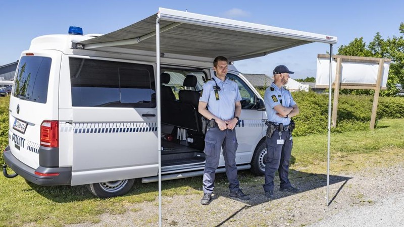 Den mobile politistation rykker på mandag ud i Frederikshavn.