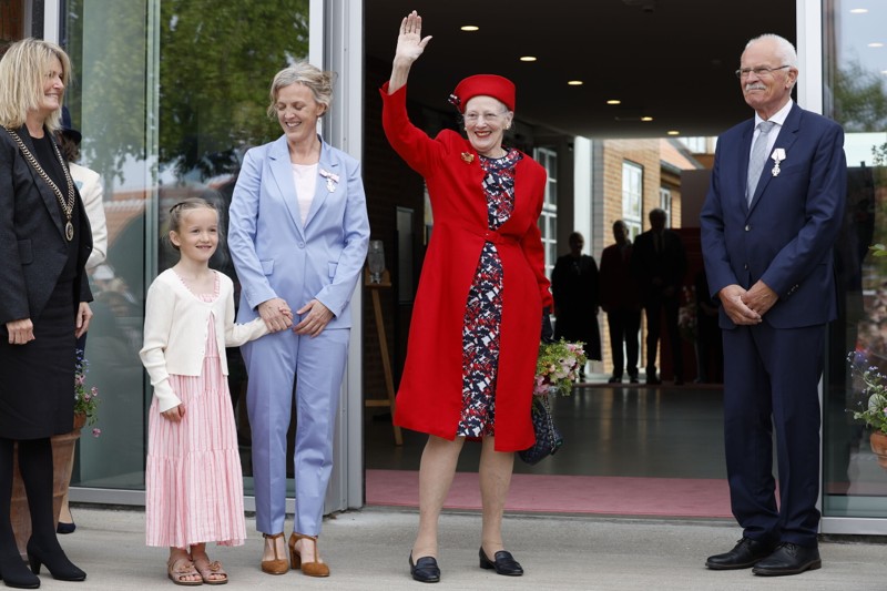 Dronning Margrethe kastede glans over udstillingen af Monets værk på Skagens Museer. Foto: Henrik Bo