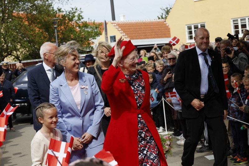 Dronning Margrethe kastede glans over udstillingen af Monets værk på Skagens Museer. Foto: Henrik Bo