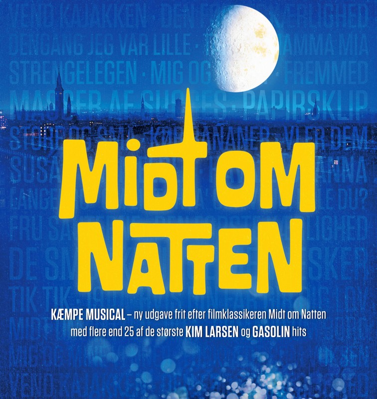 Sangene fra Midt om Natten har knap 35 år på bagen - alligevel hitter en kommende musical bygget over sangene og filmen af samme navn.PR-foto