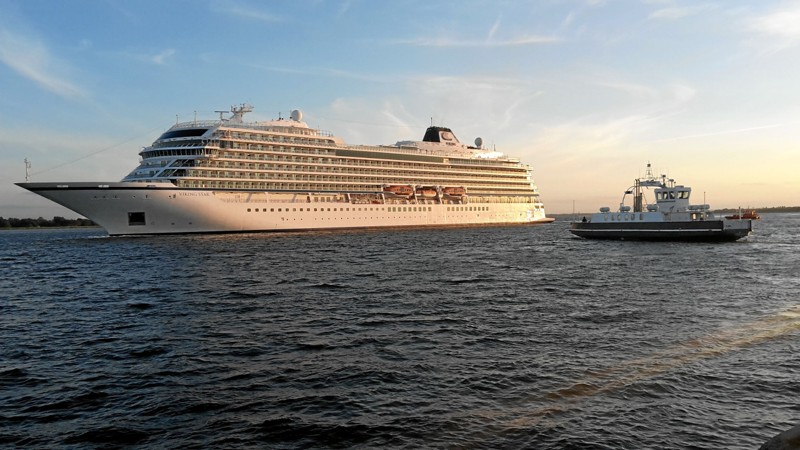 André Grandfeldt Bakken fik en tredjeplads for dette billede af Viking Star ud for Hals. Anden- og tredjepræmien var brunch i Musikkens Spisehus med ledsager.