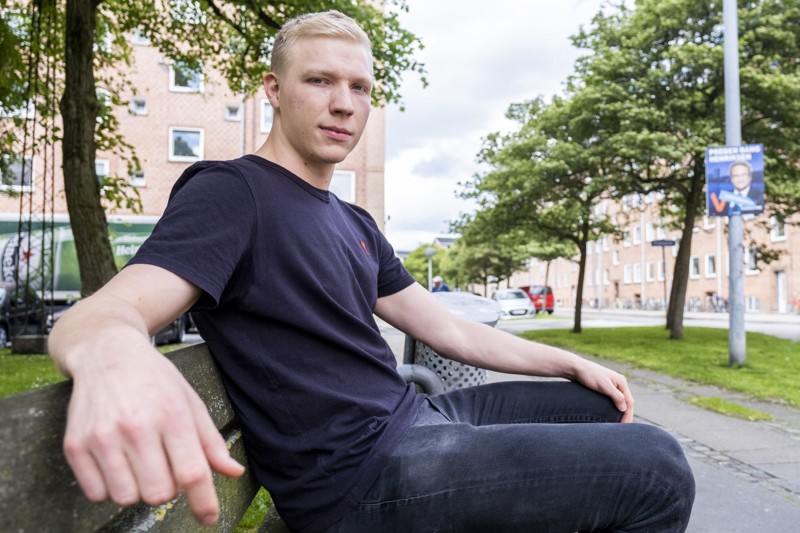 Øgaden betyder noget særligt for Magnus Saugstrup, da det er her, han første gang fik egen lejlighed med sin kæreste. Foto: Lasse Sand