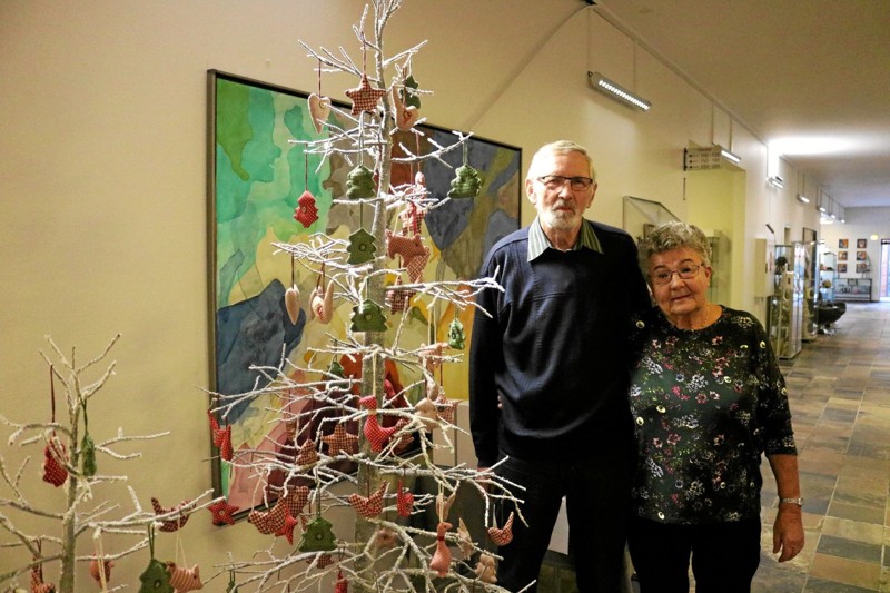Bente og Hans Overgaard glæder sig til at holde juleaften for de der ellers skulle have siddet alene på denne højtidsaften. Foto: Tommy Thomsen