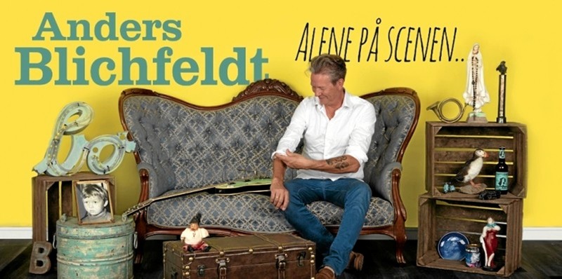 Anders Blichfeldt optræder den 4. april i aulaen på Hals Skole. Foto: andersblichfeldt.com