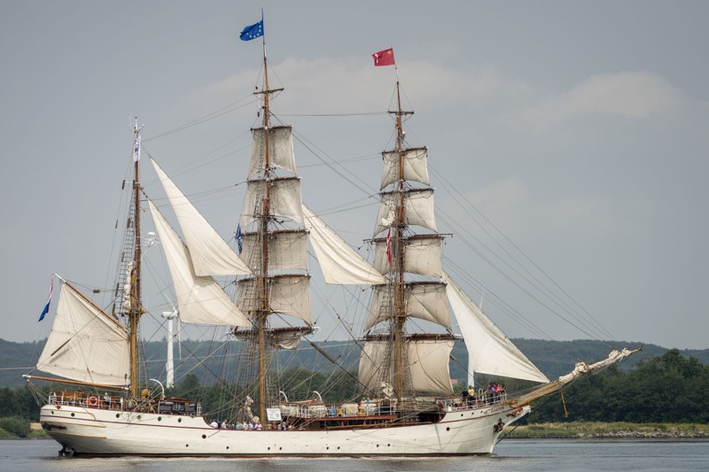 Blæsten går sædvanligvis frisk over Limfjordens vande, og det er noget de mange deltagende skibe i The Tall Ships Races sætter pris på, når der skal lidt fart over feltet. Arkivfoto: Nicolas Cho Meier
