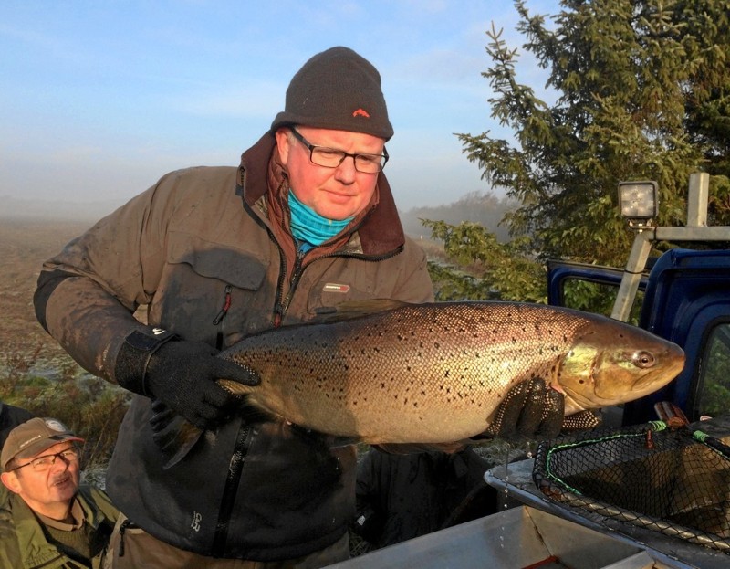 16. november har man mulighed for at oplev elsfiskeri i Ryå, der er et led i at sikre en sund bestand af ørreder. Privatfoto