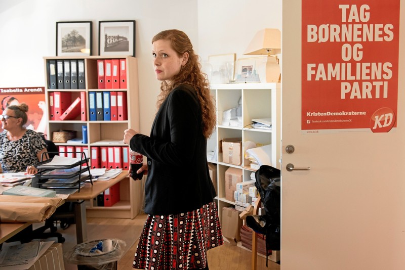 Isabella Arendt, der er ny partiformand for Kristendemokraterne, besøger mandag 11. november Thy og Mors. Arkivfoto: Linda Kastrup/Ritzau Scanpix