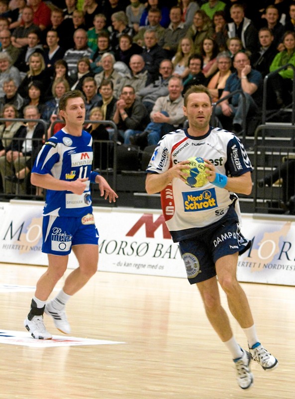 Den tidligere topspiller i dansk håndbold, Lars Christiansen, gæster Klejtrup 6. november. Arkivfoto