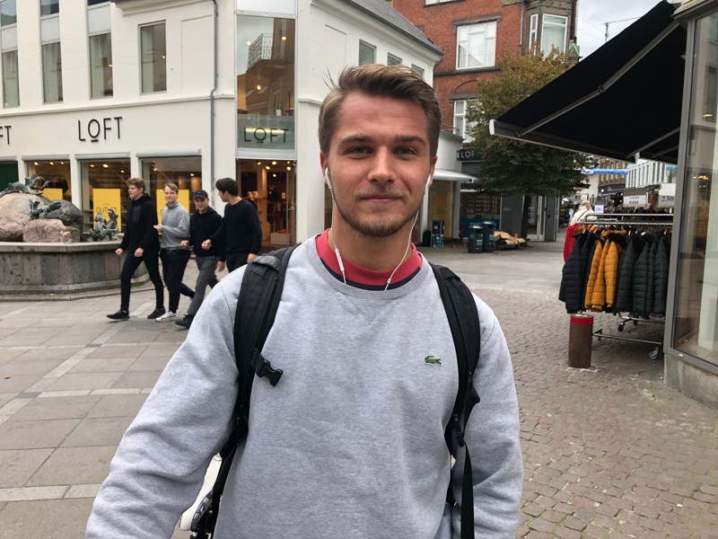 Mark Fisker kommer fra oprindeligt fra Viborg, men har valgt at bo og studere i Aalborg. Foto: Thomas Lee Christensen