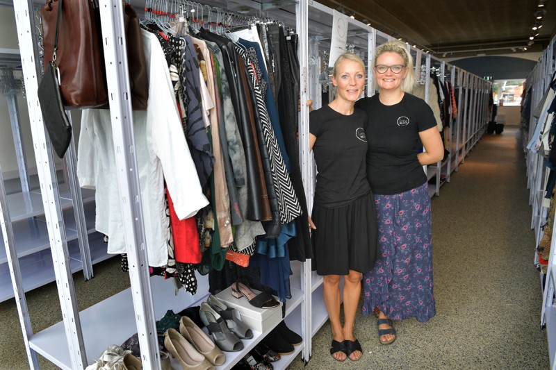 Anne Glinvad og Christina Bang glæder sig til at slå dørene op til deres nye butikker. Foto: Claus Søndberg