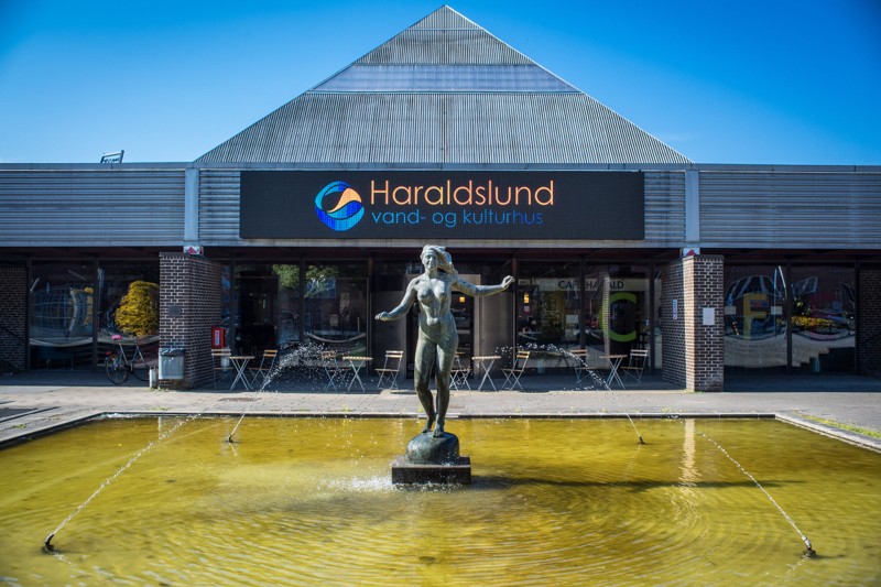 Forpladsen er forvandlet til en byggeplads - men sådan husker de fleste af os nok Haraldslund. Nu kan stedet fejre 50 år - blandt andet med loppemarked. Arkivfoto: Martin DamgårdFoto: Martin Damgård