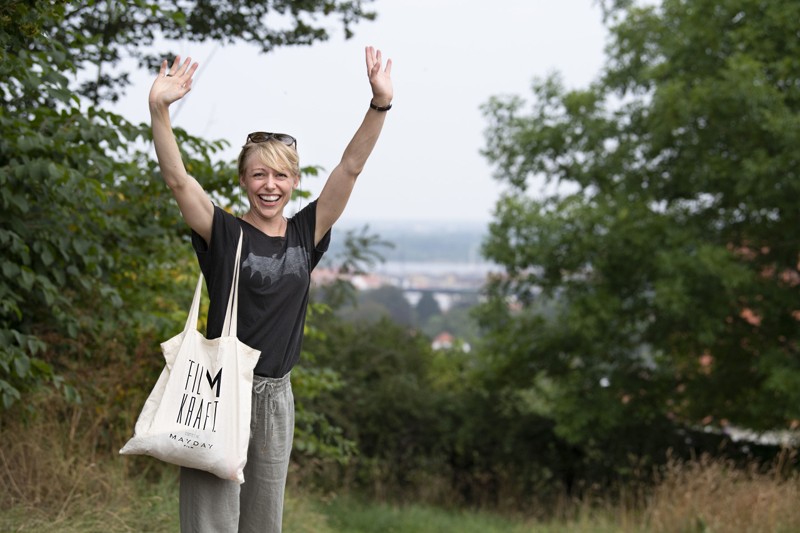 Stine Viuf er vendt tilbage til byen, som betyder noget helt særligt for hende. Foto: Mette Nielsen