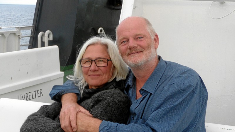 Birgitte og Poul Nygaard fortæller om familielivet.Privatfoto