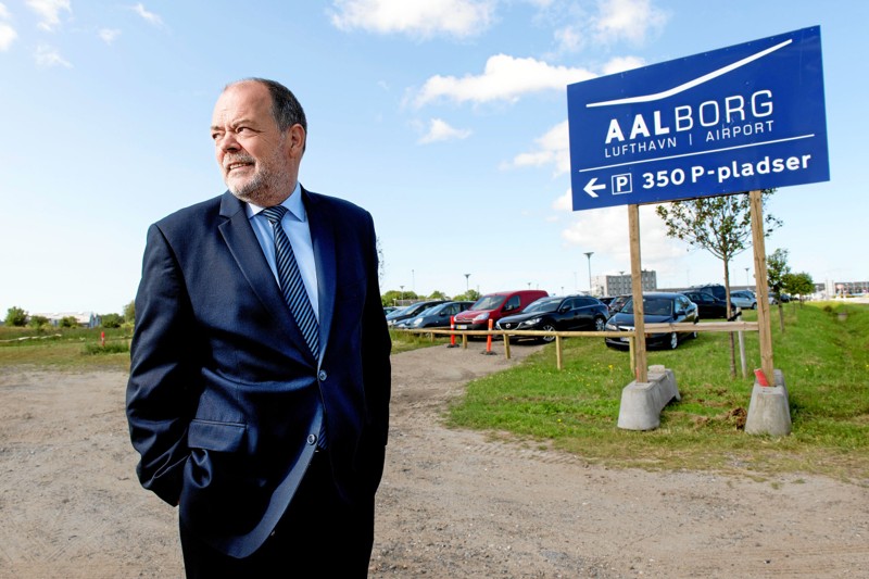 Lufthavnsdirektør Søren Svendsen arbejder målrettet på at skabe den bedst mulige infrastruktur til Nordjylland. Arkivfoto: Torben Hansen