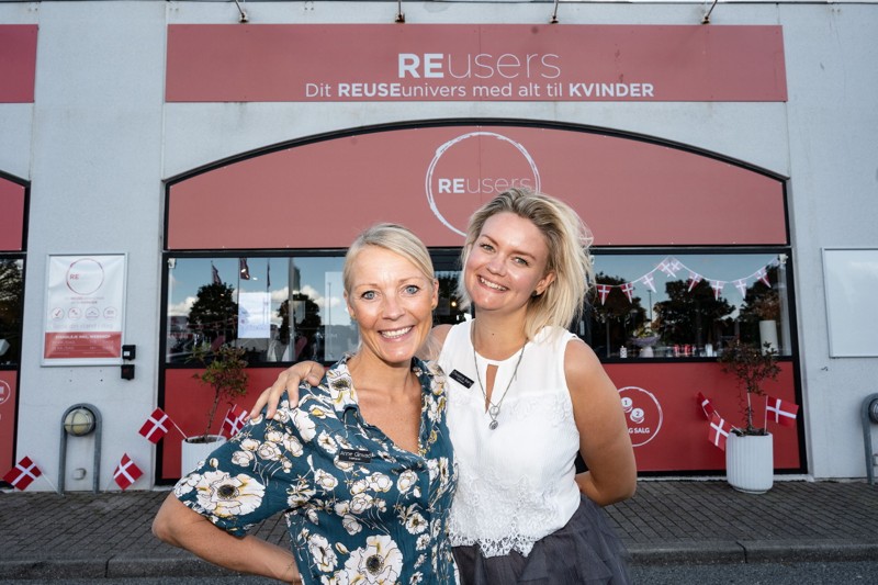 Anne Glinvad og Christina Bang har på blot et år gjort Reuse til en succes. Foto: Claus Søndberg