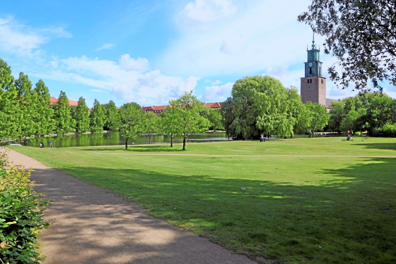 Fredningen forhindrer, at Skanseparken og Østre Anlæg bliver bebygget. Foto: Aalborg Kommune
