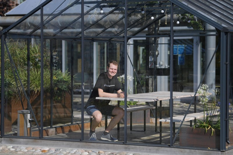 Jacob Blasius fra Studentersamfundet lægger mange kræfter i at skabe en god studiestart. Arkivfoto: Claus Søndberg