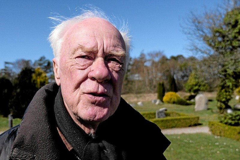 Erling Junker Holst der var med til gudstjenesten fortæller: - Det var utrolig dejligt, at få lov at synge i kirken igen. Foto: Peter Jørgensen
