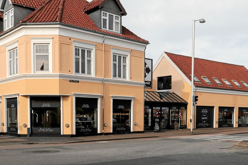 I Salling Outlet Skagen er der 330 m2 butiksareal fordelt på to etager. Foto: Peter Jørgensen