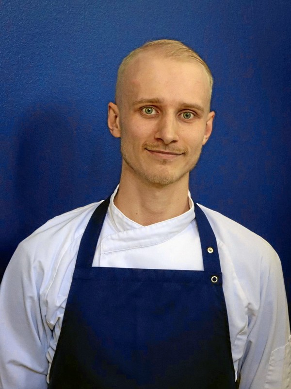 Kresten Geil fra Ranum - en af seks unge kokke, der er nomineret til Oluf Brønnums Fonds Talentpris. Privatfoto